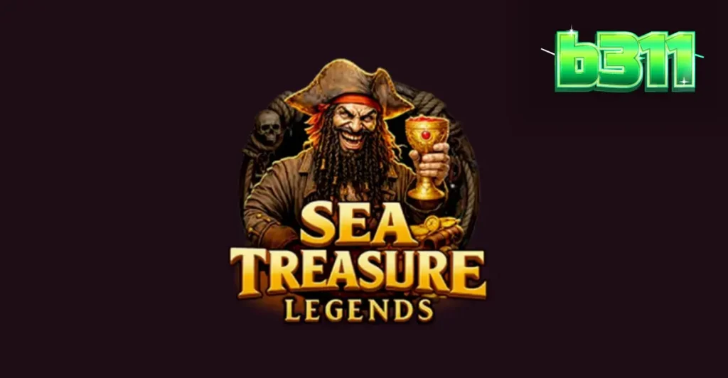 Interface do jogo Sea Treasures Legend em um dispositivo móvel